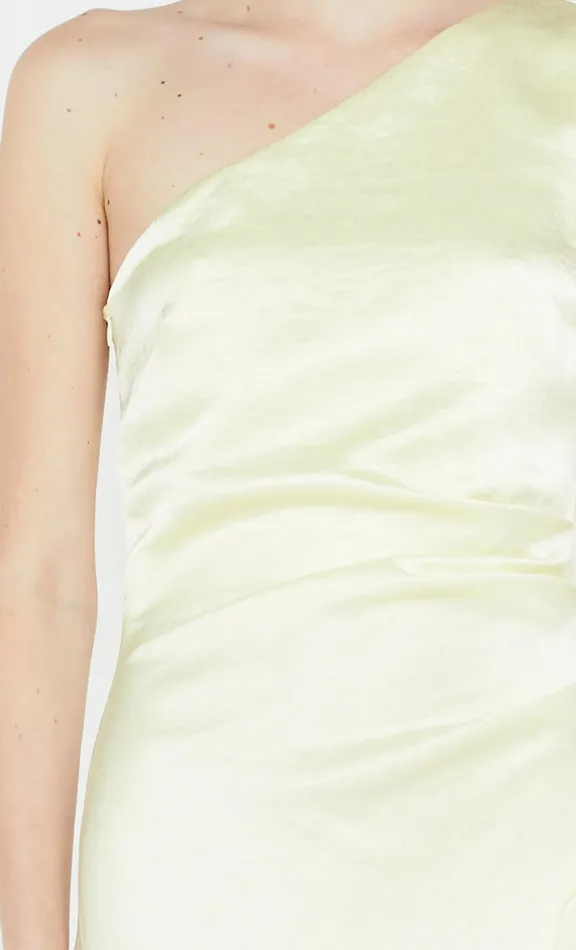 Bec Bridge Maxi Dresses THE DREAMER ASYM DRESS Ice Yellow 8211 Women