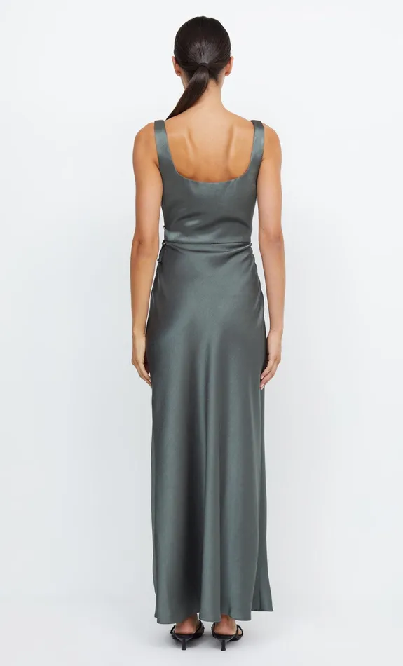 Bec Bridge Maxi Dresses THE DREAMER SQUARE NECK DRESS Dark Willow 8211 Women