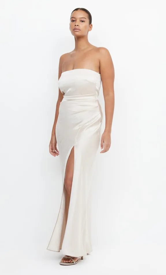 Bec Bridge Maxi Dresses THE DREAMER STRAPLESS DRESS Sand 8211 Women