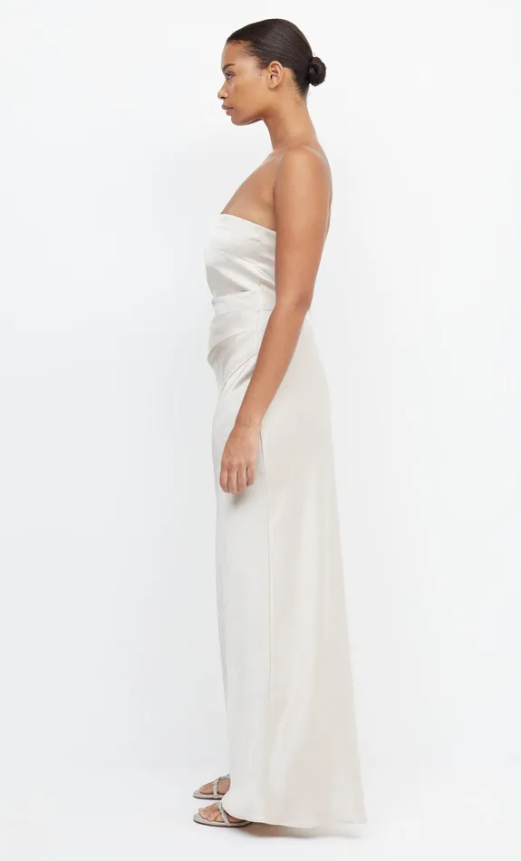 Bec Bridge Maxi Dresses THE DREAMER STRAPLESS DRESS Sand 8211 Women