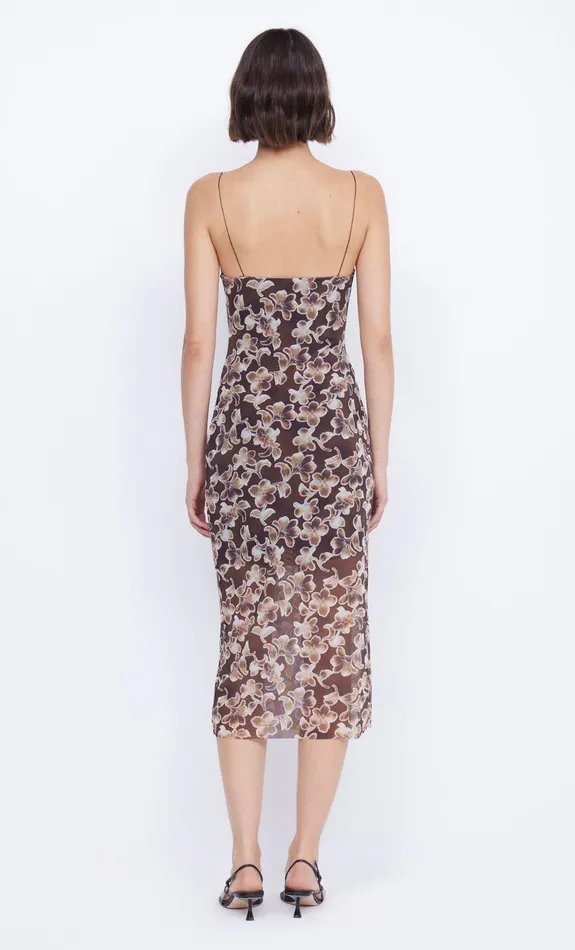 Bec Bridge Midi Dresses HERLANI SINGLET MIDI DRESS Hibiscus Choc 8211 Women