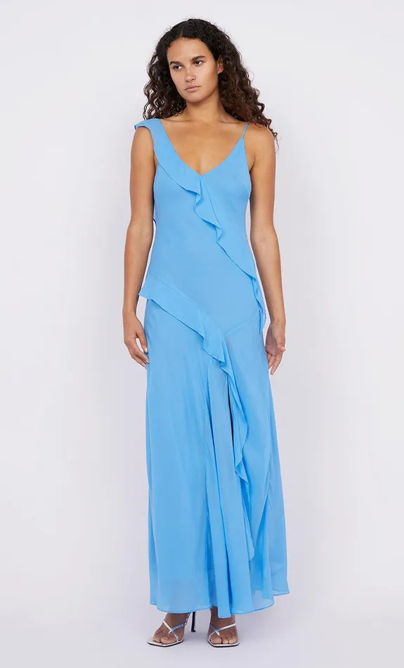 Bec Bridge Prom Dresses AIDA FRILL DRESS Azure 8211 Women