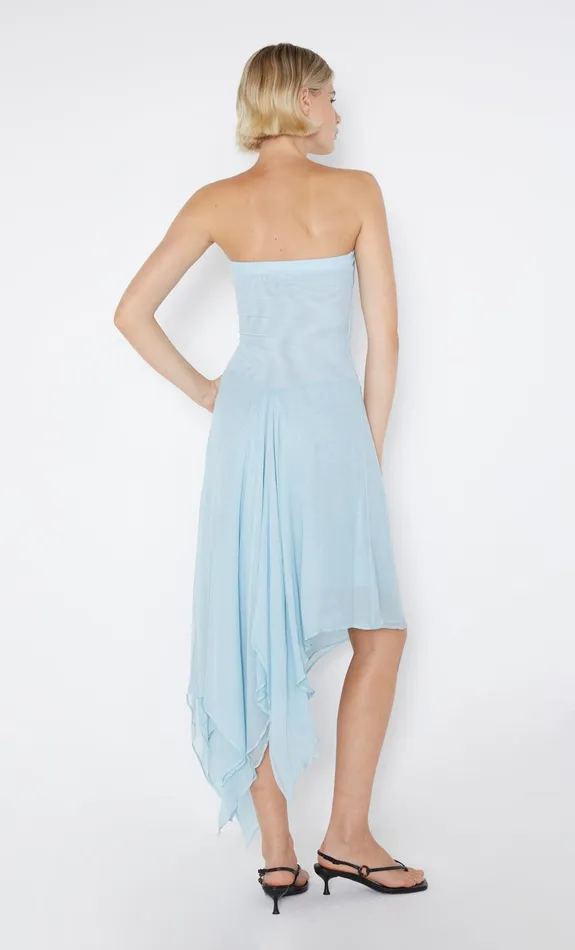 Bec Bridge Prom Dresses ELZETTE STRAPLESS MIDI DRESS Dolphin Blue 8211 Women
