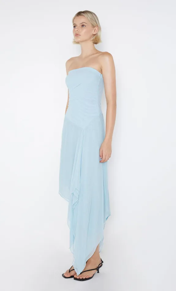 Bec Bridge Prom Dresses ELZETTE STRAPLESS MIDI DRESS Dolphin Blue 8211 Women