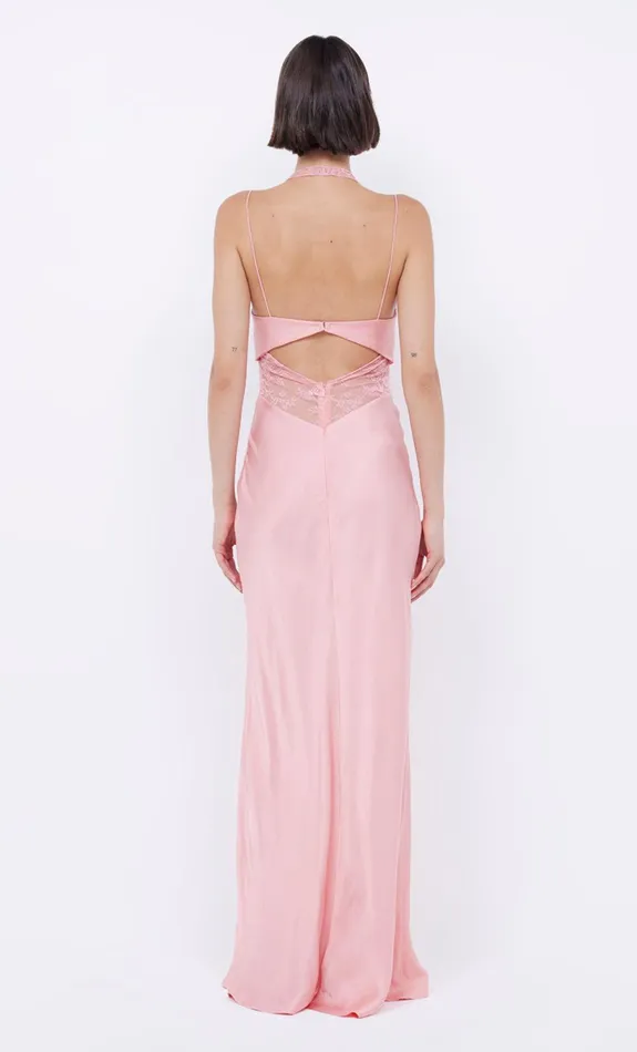 Bec Bridge Prom Dresses LIV HALTER MAXI DRESS Pink Sherbet 8211 Women