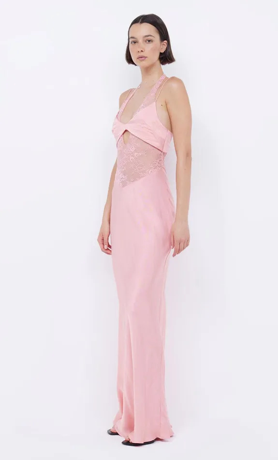 Bec Bridge Prom Dresses LIV HALTER MAXI DRESS Pink Sherbet 8211 Women