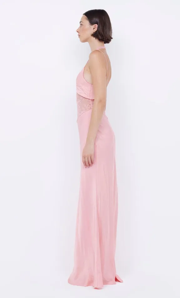 Bec Bridge Prom Dresses LIV HALTER MAXI DRESS Pink Sherbet 8211 Women