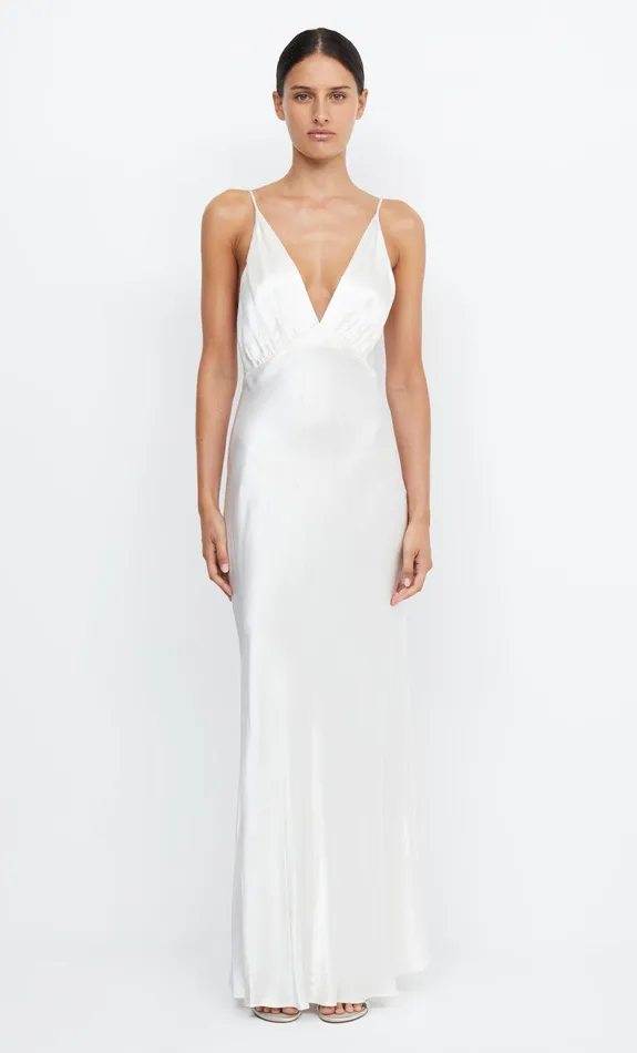 Bec Bridge Prom Dresses MOON DANCE V MAXI DRESS Ivory 8211 Women