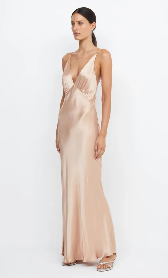 Bec Bridge Prom Dresses MOON DANCE V MAXI DRESS Rose Gold 8211 Women