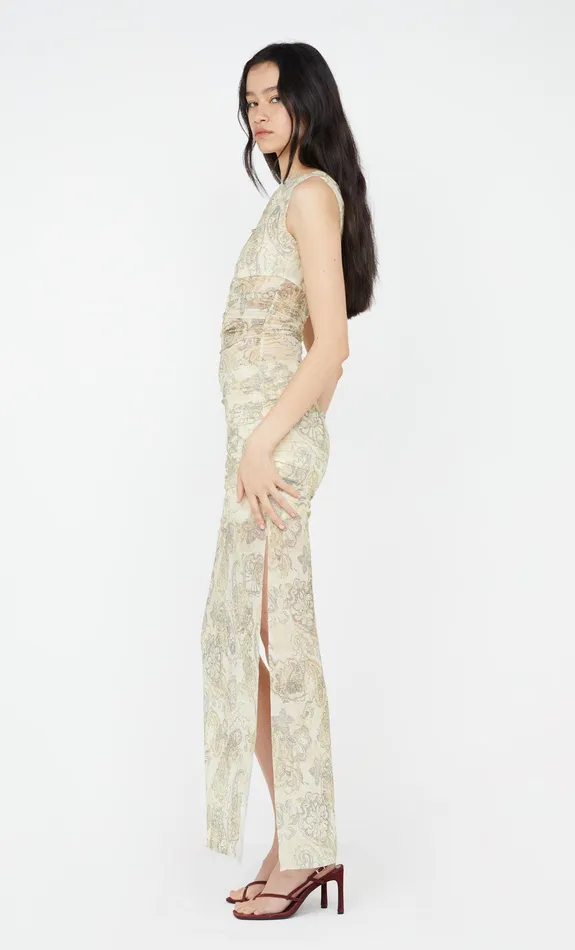 Bec Bridge Prom Dresses SHYLA OFF SHOULDER DRESS Faded Paisley 8211 Women