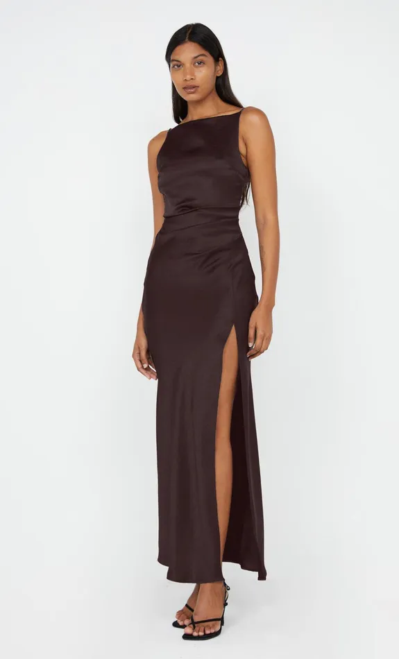 Bec Bridge Prom Dresses THE DREAMER MAXI DRESS Dark Chocolate 8211 Women