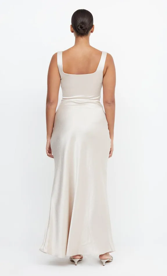 Bec Bridge Prom Dresses THE DREAMER SQUARE NECK DRESS Sand 8211 Women