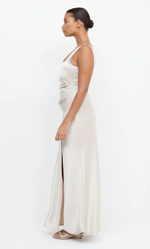 Bec Bridge Prom Dresses THE DREAMER SQUARE NECK DRESS Sand 8211 Women