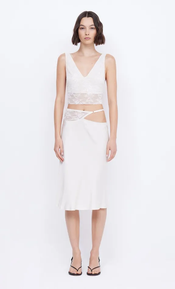 Bec Bridge Sets SANTAL CROPPED TOP Ivory 8211 Women