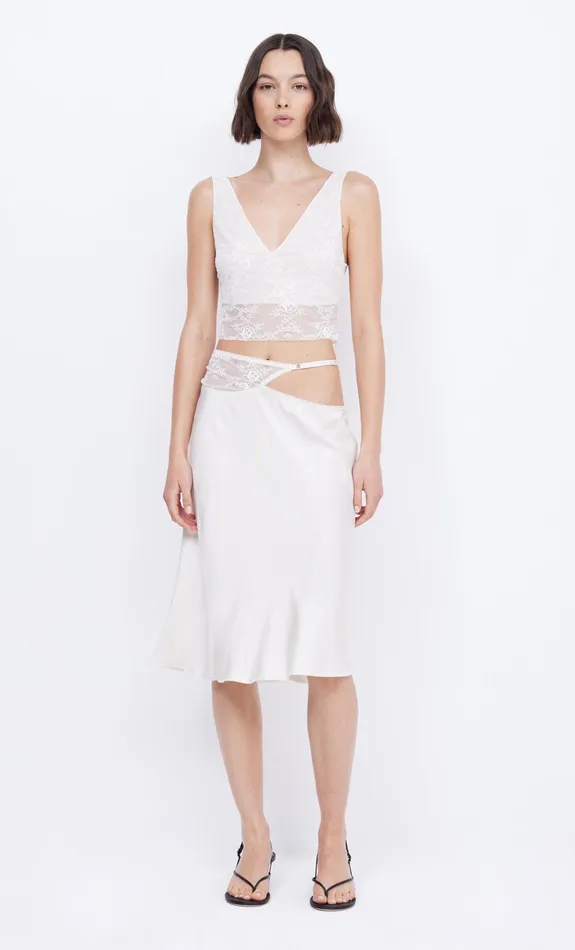 Bec Bridge Sets SANTAL CROPPED TOP Ivory 8211 Women