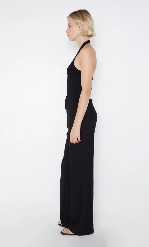 Bec Bridge Tops AMALFI HALTER KNIT TOP Black 8211 Women