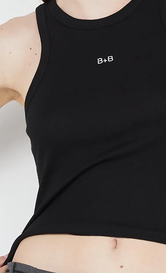 Bec Bridge Tops BB RACER TANK Black 8211 Women