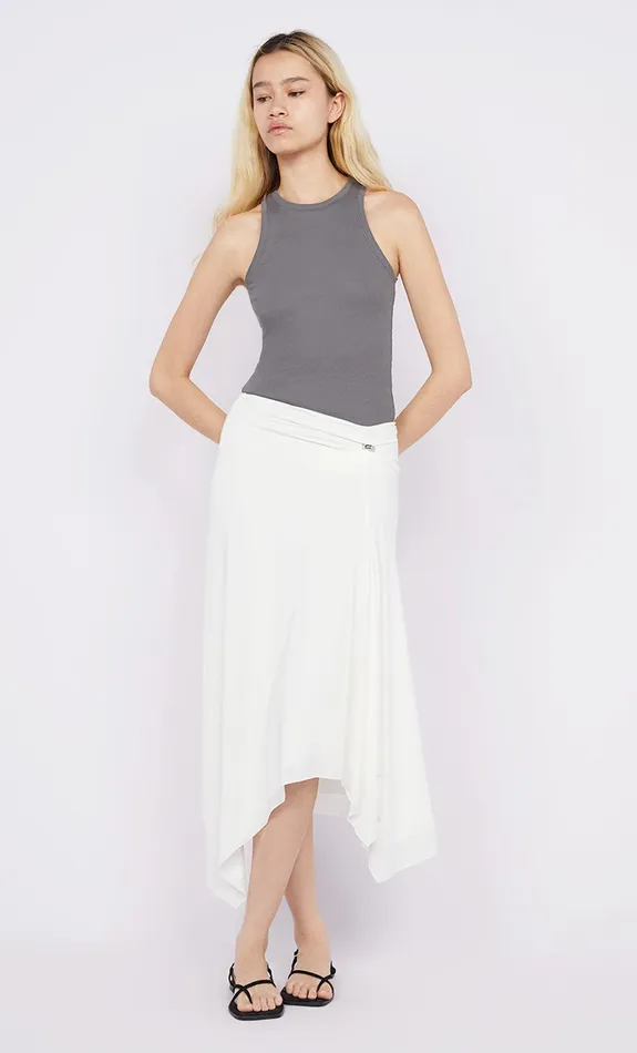 Bec Bridge Tops FELIX RACER TANK Charcoal 8211 Women