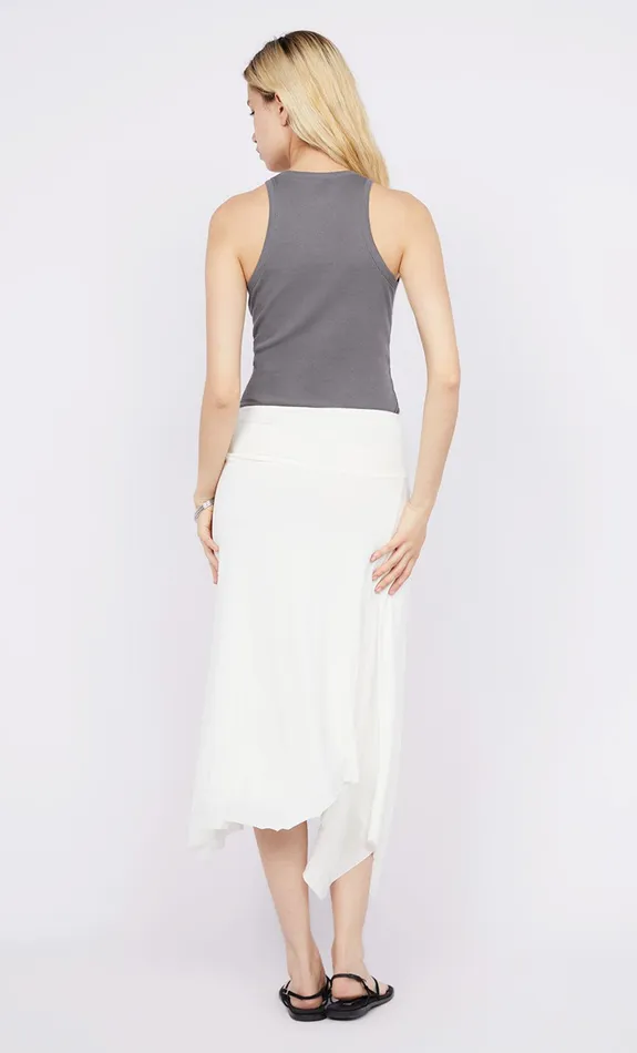 Bec Bridge Tops FELIX RACER TANK Charcoal 8211 Women