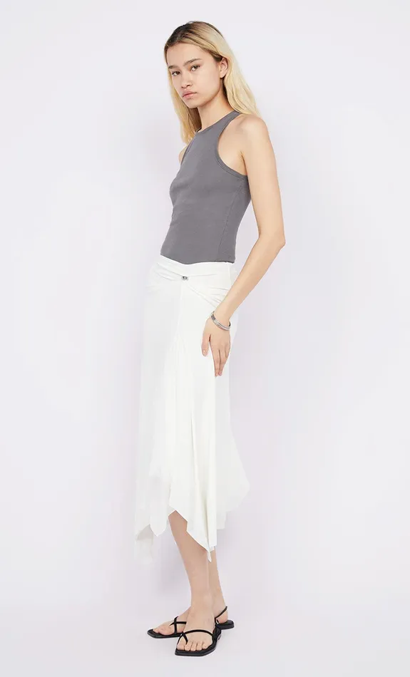 Bec Bridge Tops FELIX RACER TANK Charcoal 8211 Women