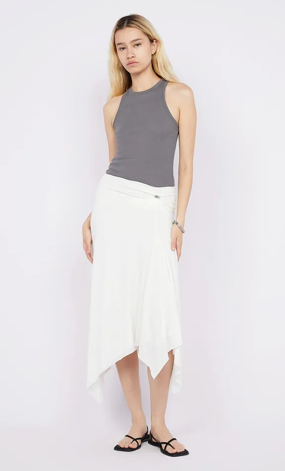 Bec Bridge Tops FELIX RACER TANK Charcoal 8211 Women