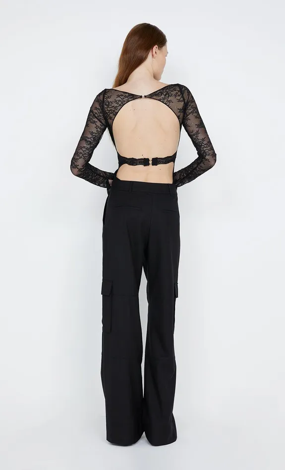 Bec Bridge Tops LOANI LONG SLEEVE BODYSUIT Black 8211 Women