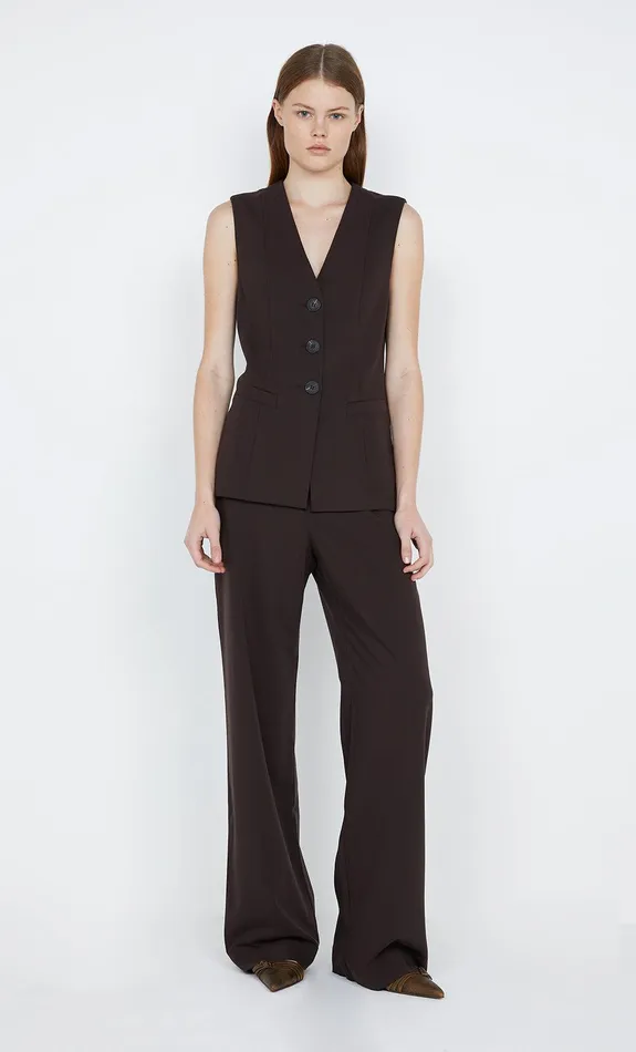 Bec Bridge Tops MANA VEST Dark Choc 8211 Women