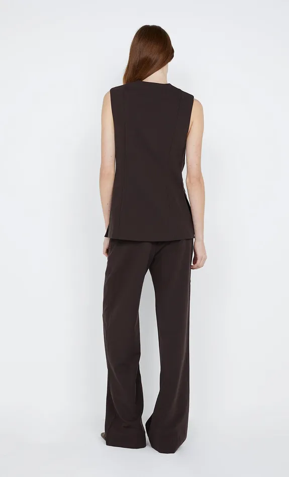 Bec Bridge Tops MANA VEST Dark Choc 8211 Women