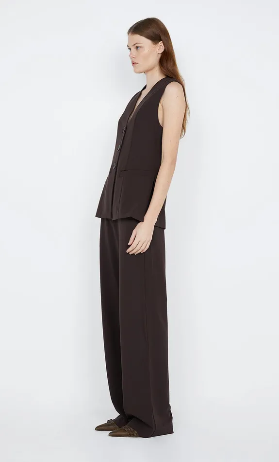 Bec Bridge Tops MANA VEST Dark Choc 8211 Women