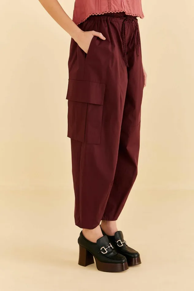 Blush Organic Cotton Cargo Pants Women Farm Rio Pants