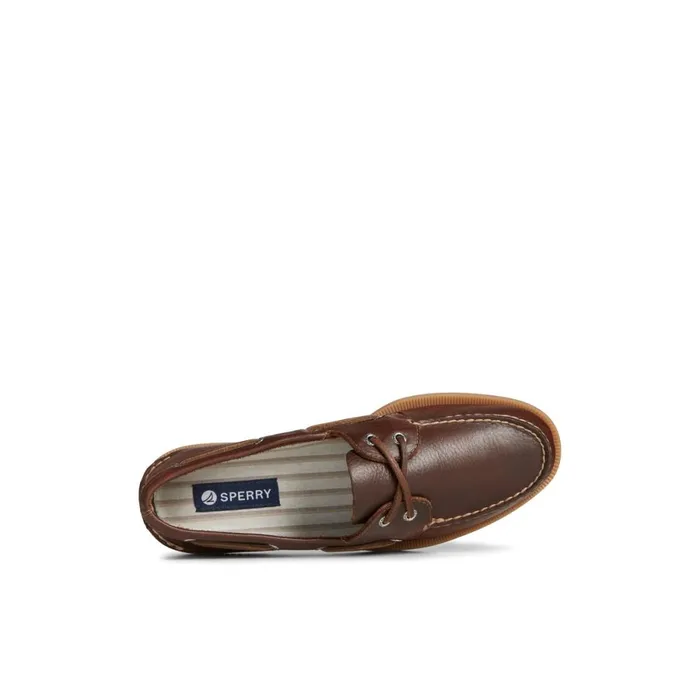 Boat Shoes Men Sperry Authentic Original Pull Up Leather Boat Shoe Dark Beige