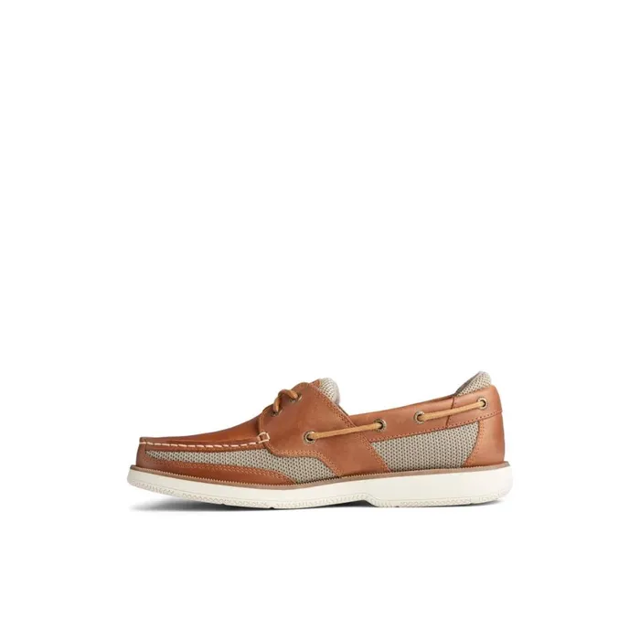 Boat Shoes Men Sperry Surveyor 2Eye Boat Shoe Medium Beige