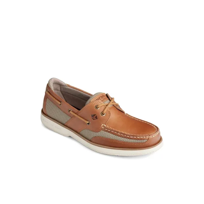 Boat Shoes Men Sperry Surveyor 2Eye Boat Shoe Medium Beige