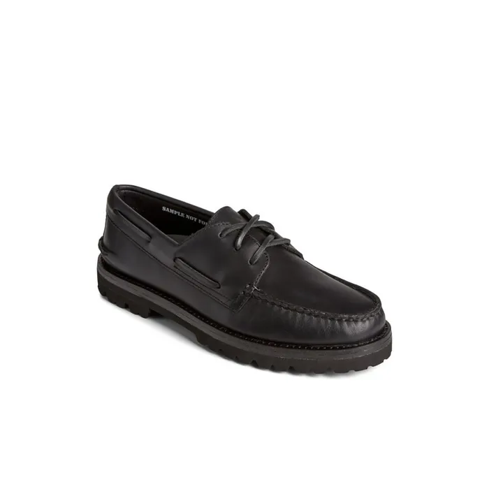 Boat Shoes Men Sperry Unisex Authentic Original 3Eye Vibram Boat Shoe Black