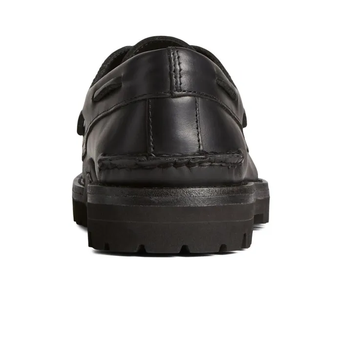 Boat Shoes Men Sperry Unisex Authentic Original 3Eye Vibram Boat Shoe Black