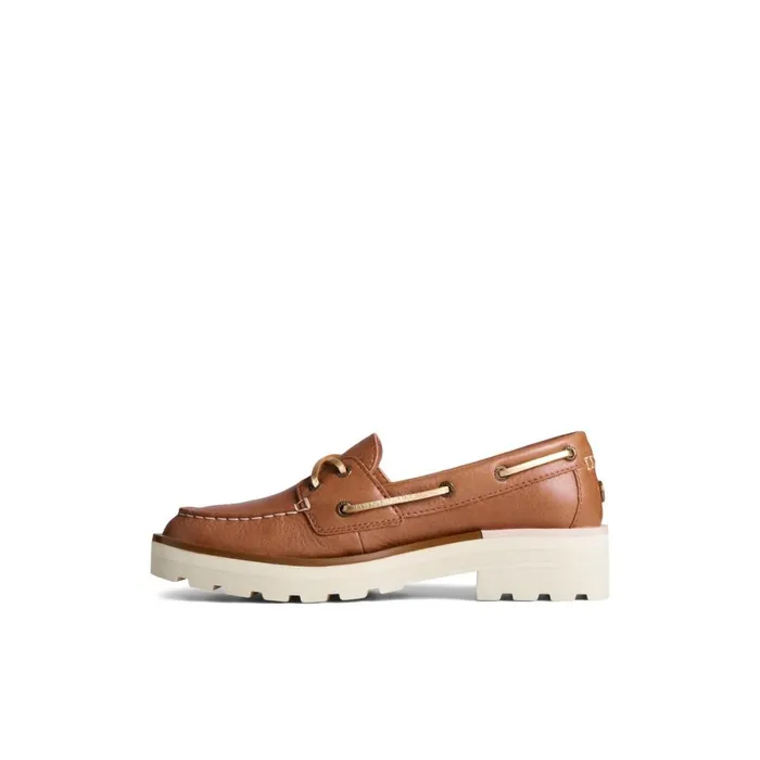 Boat Shoes Women Sperry Lug Boat Shoe Medium Beige