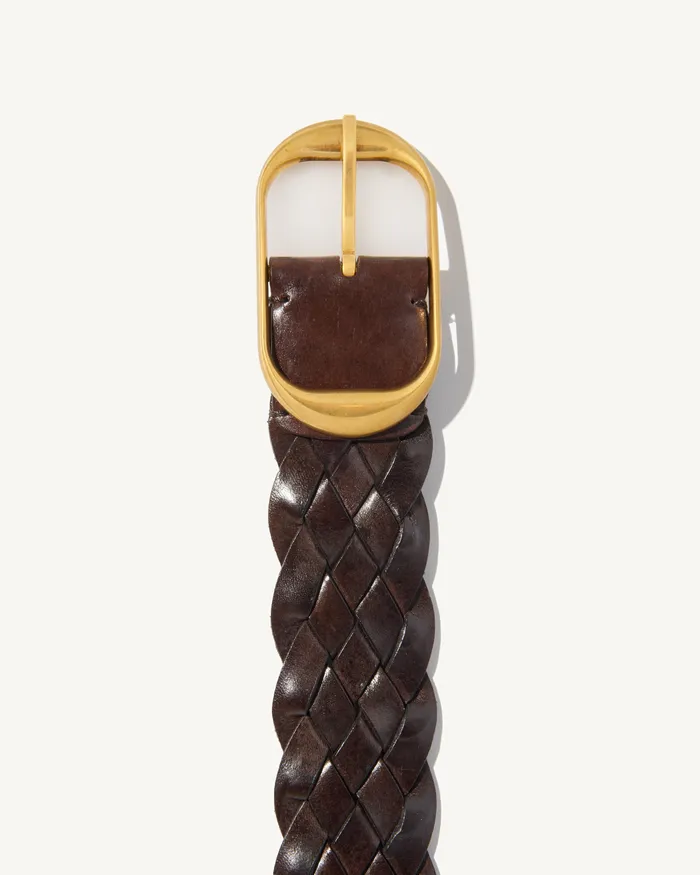 BRAIDED NILI BELT Black Belts and Accessories Nili Lotan Women