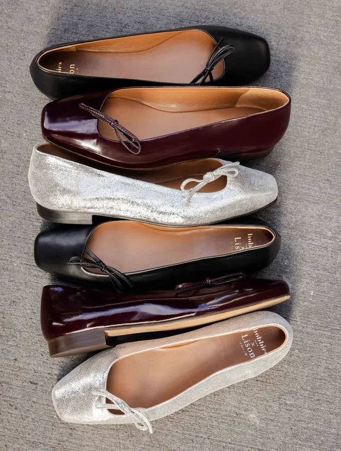 Carry Silver Meanders Women Bobbies Ballet Flats