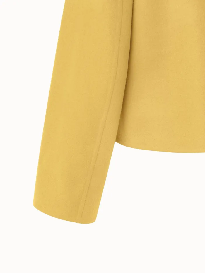 Cashmere Double Face Boxy Jacket Mimosa Women Akris Jackets