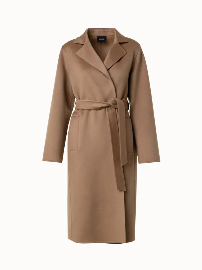 Cashmere DoubleFace Coat Camel Women Akris Coats