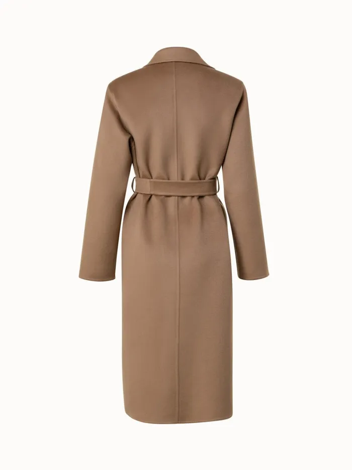 Cashmere DoubleFace Coat Camel Women Akris Coats