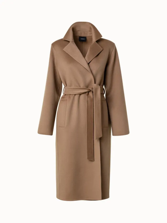 Cashmere DoubleFace Coat Camel Women Akris Coats