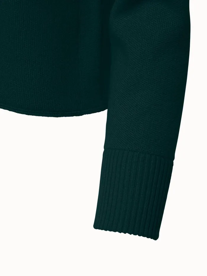 Cashmere Piqu Short Jacket Gallus Green Women Akris Cashmere