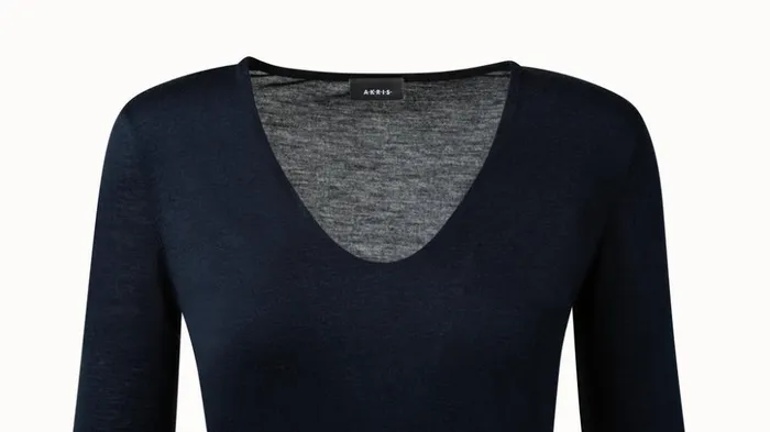 Cashmere Silk Shirt Denim Women Akris Cashmere