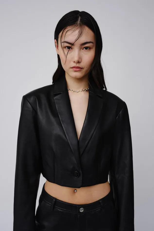 Cher Leather 8211 Black Women Won Hundred Coats Jackets and Blazers