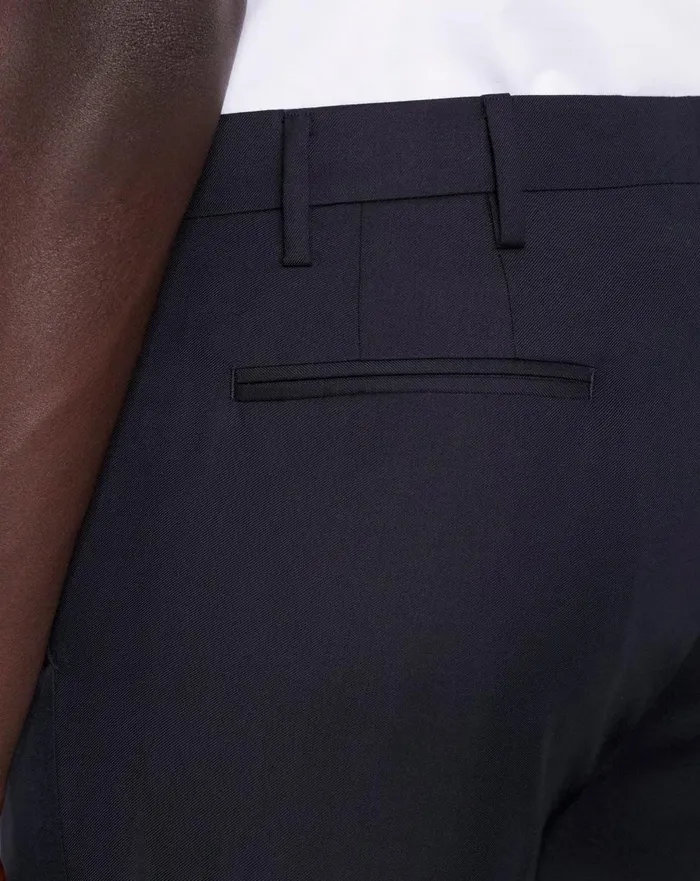 Cigarette Trousers Navy Blue Men Lanvin Pants and Shorts