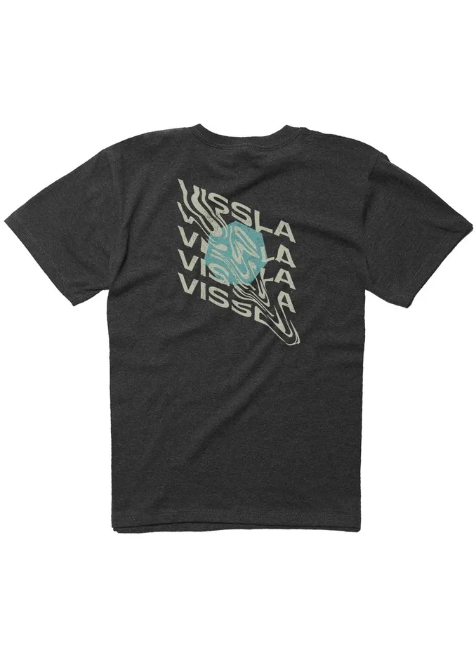 Clothing Vissla Youth Mind Melter Boys Tee Black Heather