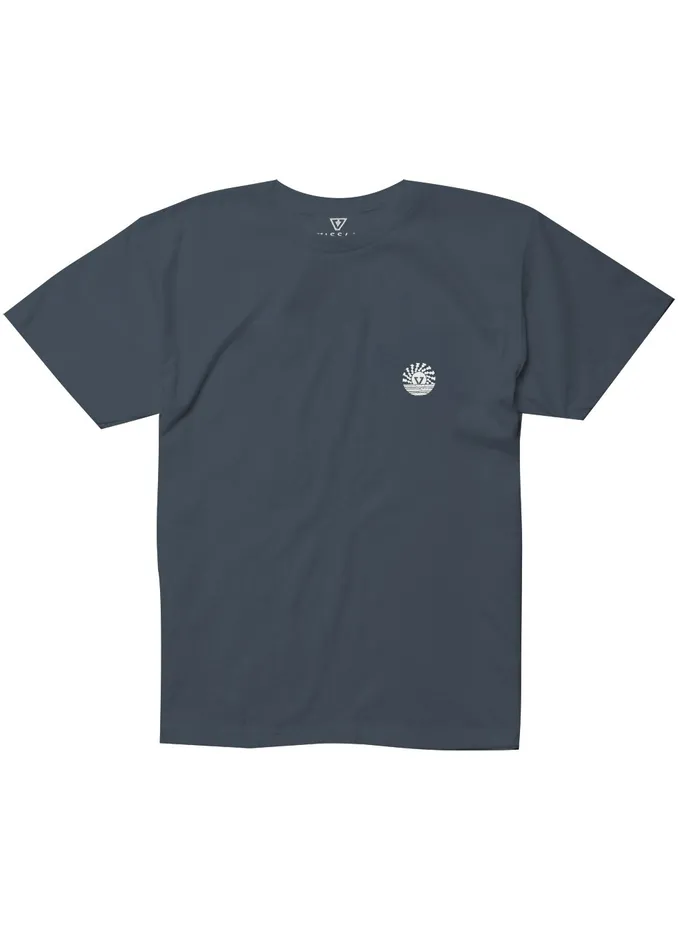 Clothing Vissla Youth Solar Spin Boys Tee Navy