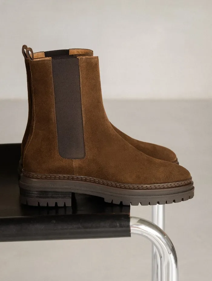 Clover Rockies Brown Women Bobbies Ankle Boots