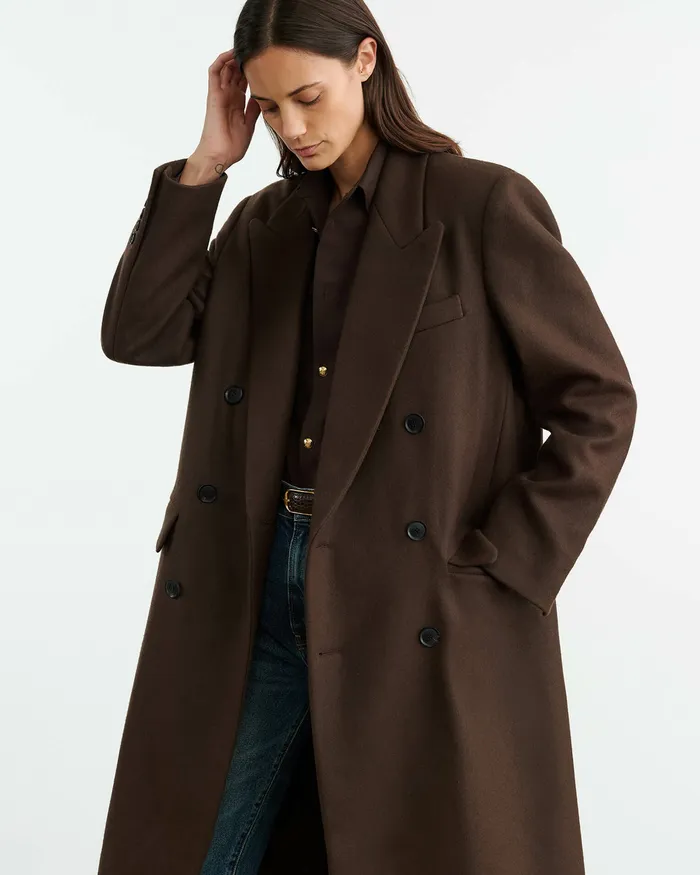 Coats and Outerwear Women EDMONT COAT Cocoa Nili Lotan